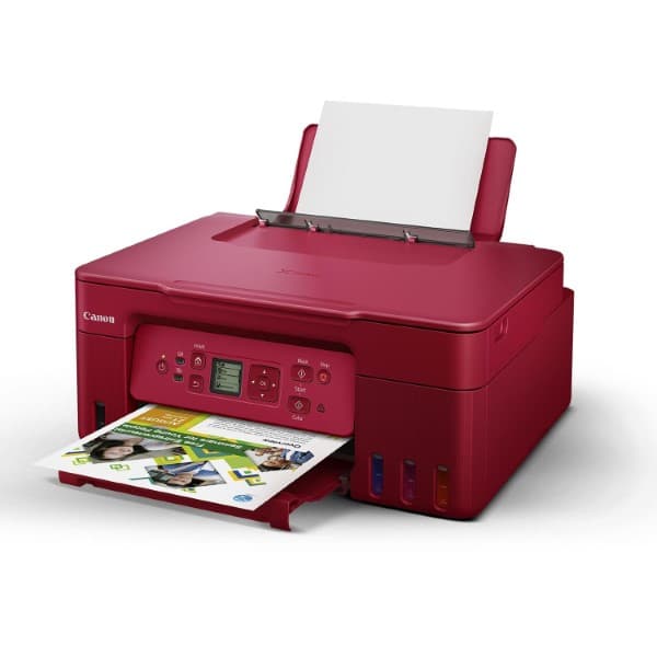 Canon PIXMA G3770 Megatank WiFi Inktank Colour Printer Red - 2