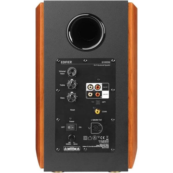 Edifier S1000W WiFi Active Bookshelf Speakers - 4
