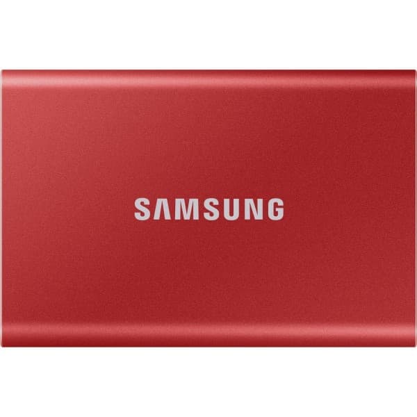 Samsung T7 2TB Portable SSD (Red) - 2