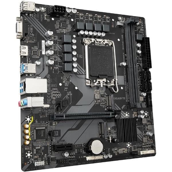 Gigabyte B760M H DDR4 mATX LGA 1700 Intel Motherboard Supports Intel 12th, 13th & 14th Gen Processors - 6