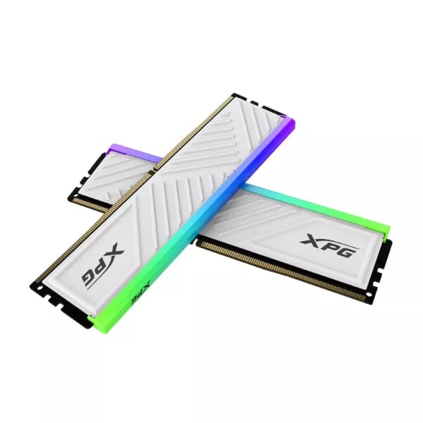 ADATA XPG D35G Spectrix RGB 64GB (32GBX2) DDR4 3200MHz CL16 RAM (White) (AX4U320032G16A-DTWHD35G)