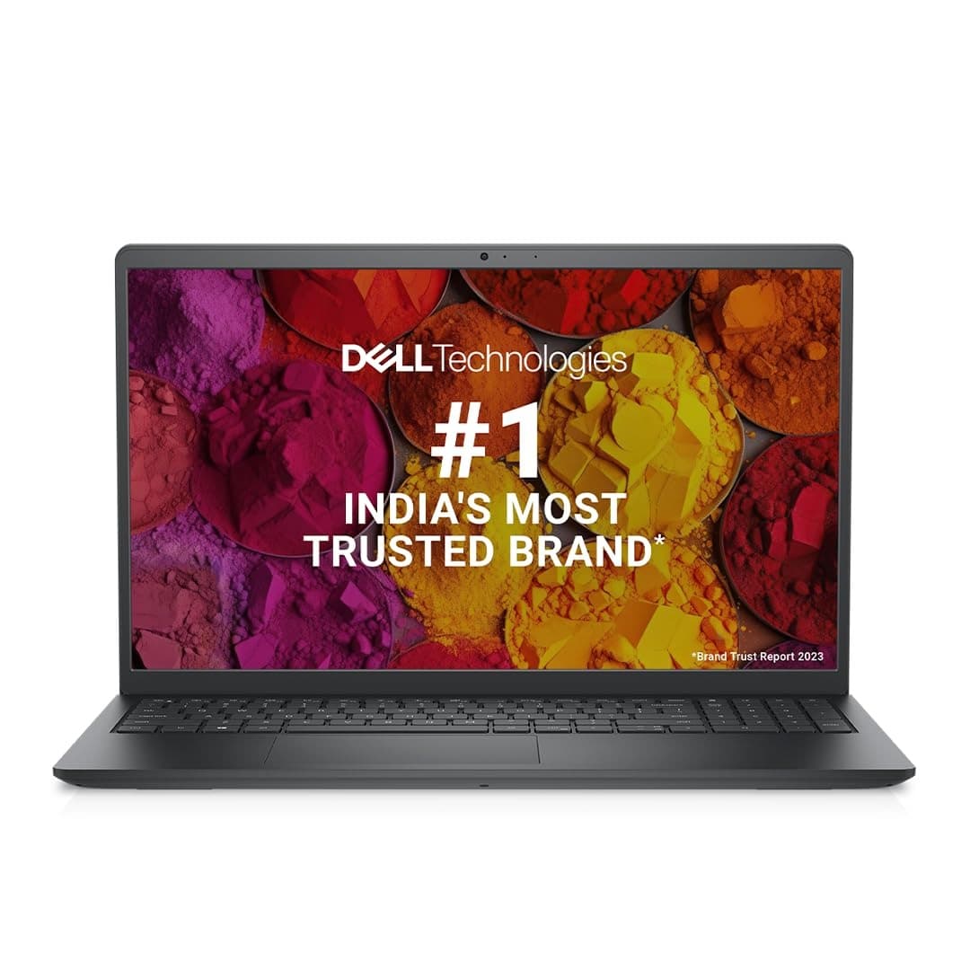 Dell 15 Laptop, Intel Core i3-1115G4, 8GB/1TB + 256GB SSD/15.6" (39.62cm) FHD with Comfort View/Mobile Connect/Windows 11 + MSO'21/15 Month McAfee/Spill-Resistant Keyboard/Carbon/Thin & Light-1.69kg - 1