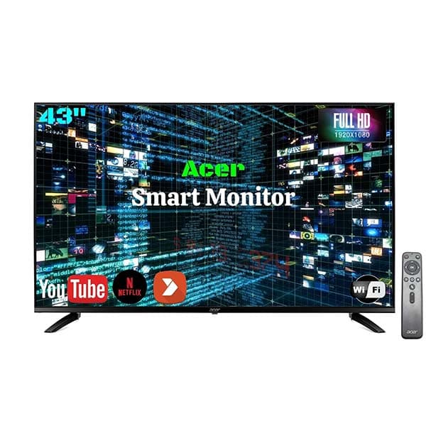 Acer DA430 43 Inch Smart Full HD IPS Panel LCD Monitor - 1