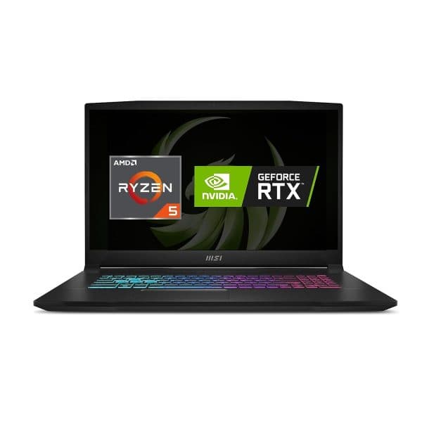 MSI Bravo 15 C7UCXK 15.6 Inch R5-7535HS DDR5 RAM 8GB 512GB NVMe PCIe Gen4x4 RTX2050 GDDR6 4GB Gaming Laptop 9S7-158N11-095 - 1