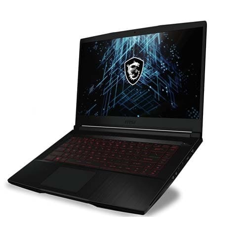MSI GF63 Thin 11UCX RTX2050 15.6 Inch i5-11260H DDR4 16GB (8*2) 256GB NVMe PCIe+1TB (SATA) 5400 RPM RTX2050 GDDR6 4GB Gaming Laptop 9S7-16R612-1492 - 2