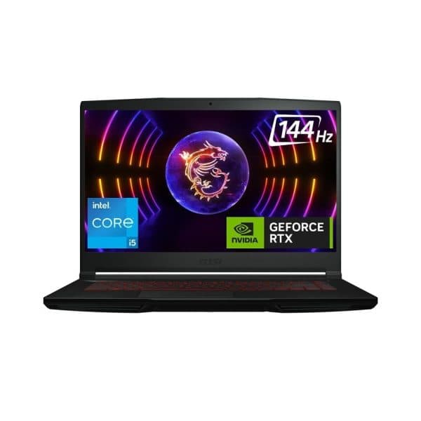MSI Thin GF63 12VE 15.6 Inch i7-12650H DDR4 16GB (8*2) 1TB NVMe PCIe Gen4x4 RTX4050 GDDR6 6GB Gaming Laptop 9S7-16R821-664 - 1