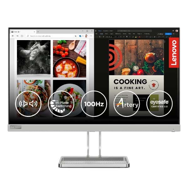 Lenovo L-Series L24i-40 24 inch FHD IPS Ultraslim Monitor - 1