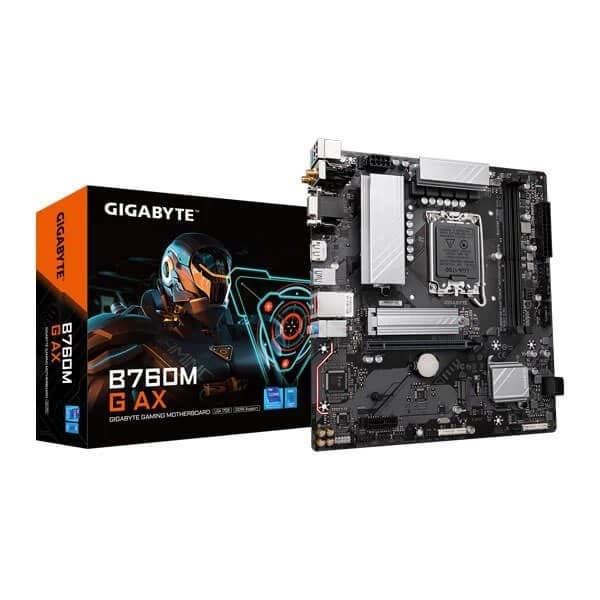 Gigabyte B760M G AX (Wi-Fi) DDR5 Motherboard Supports Intel 12th, 13th & 14th Gen Processors - 1
