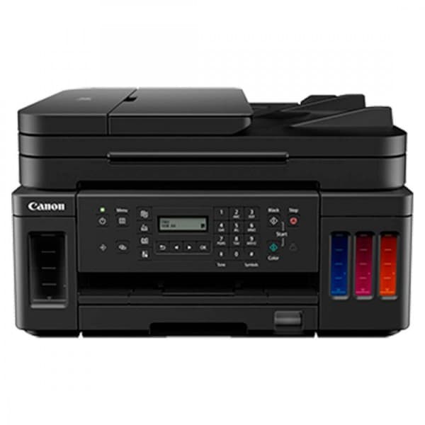 Canon PIXMA MegaTank G7070 All-in-One Wireless Ink Tank Color Printer with Network, FAX and ADF (Black) - 1