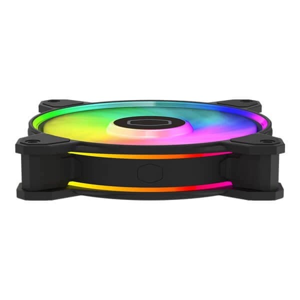 Cooler Master MasterFan MF120 Halo 2 PWM ARGB Case Fan Black - 2