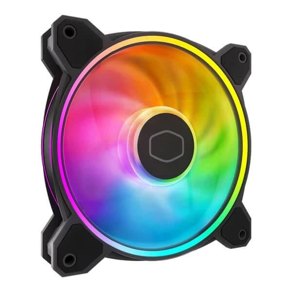 Cooler Master MasterFan MF120 Halo 2 PWM ARGB Case Fan Black - 3