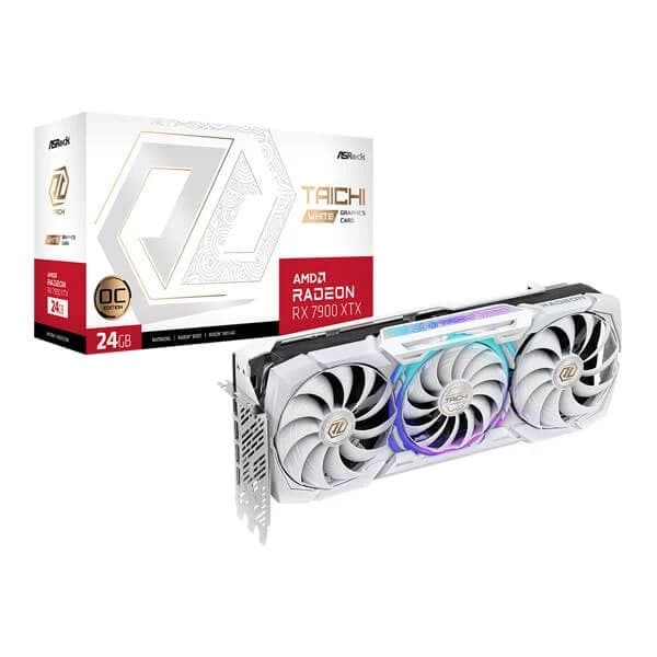 ASRock RX 7900 XTX Taichi White OC 24GB Graphics Card - 1