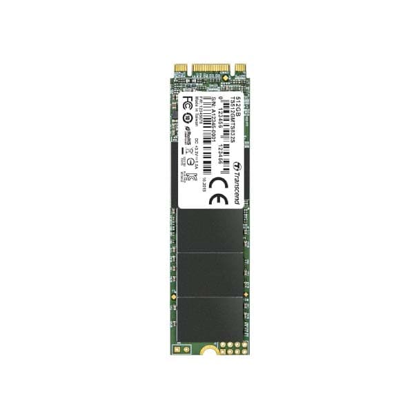 Transcend 832s 512GB M.2 2280 SATA Ill 6gb/s SSD - 1