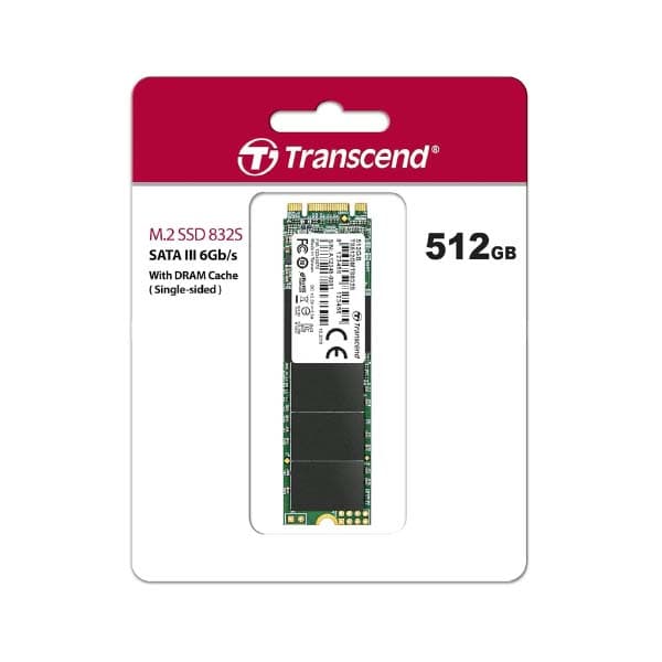 Transcend 832s 512GB M.2 2280 SATA Ill 6gb/s SSD - 2