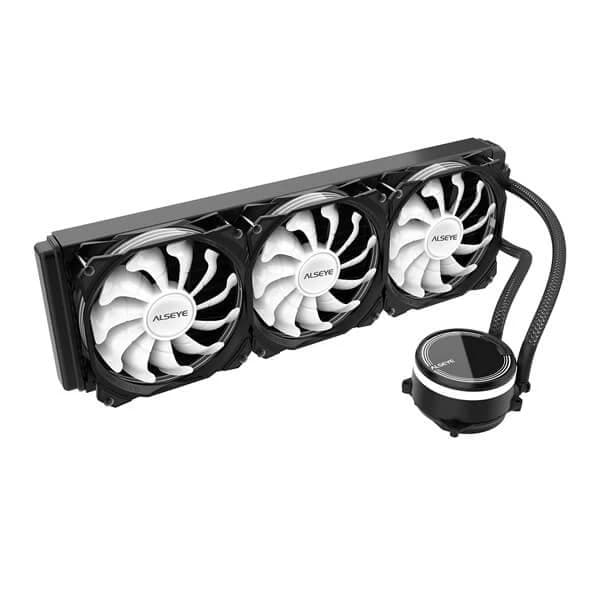 Alseye M360B ARGB 360mm CPU Liquid Cooler (Black) - 1