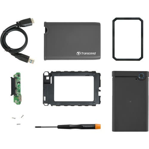 Transcend TS0GSJ25CK3 2.5" SSD/HDD Enclosure Kit - 3