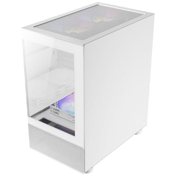 Antec CX200M RGB Elite (M-ATX) Mini Tower Cabinet (White) - 2
