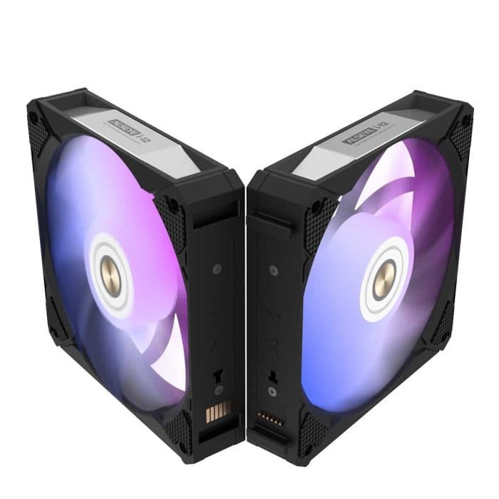 ALSEYE Infinity i12 120mm PC Case Fan (Black) - 2