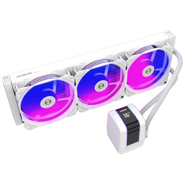 Alseye M360 PLUS II ARGB CPU Liquid Cooler (White) - 1