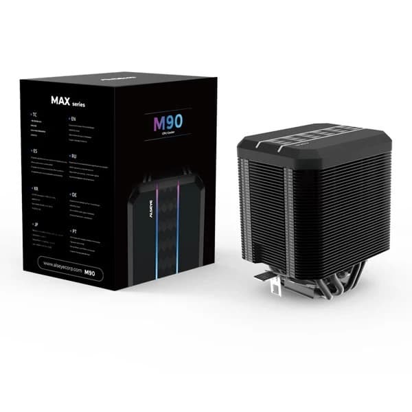 Alseye M90 ARGB 92mm CPU Air Cooler (Black) - 6