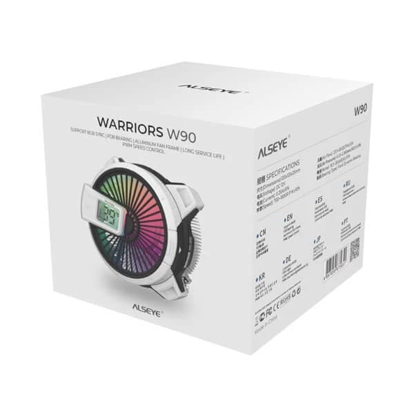 Alseye Warrior W90 ARGB 40mm CPU Air Cooler (For Intel LGA 1700/1200/115X Sockets) - 6