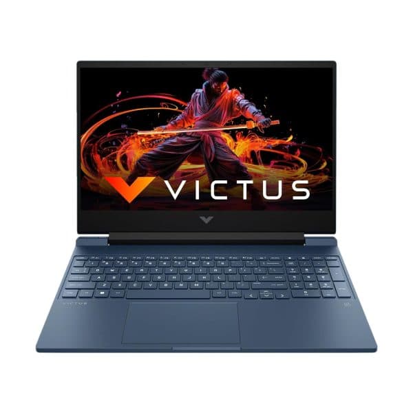 HP Victus Gaming Laptop, 13th Gen Intel Core i5-13420H, 4GB RTX 2050 GPU, 15.6-inch (39.6 cm), FHD, IPS, 144 Hz, 16GB DDR4, 512GB SSD, HD camera, Backlit KB, B&O, 9ms, (Win 11, Blue, 2.29 kg), fa1128TX - 1