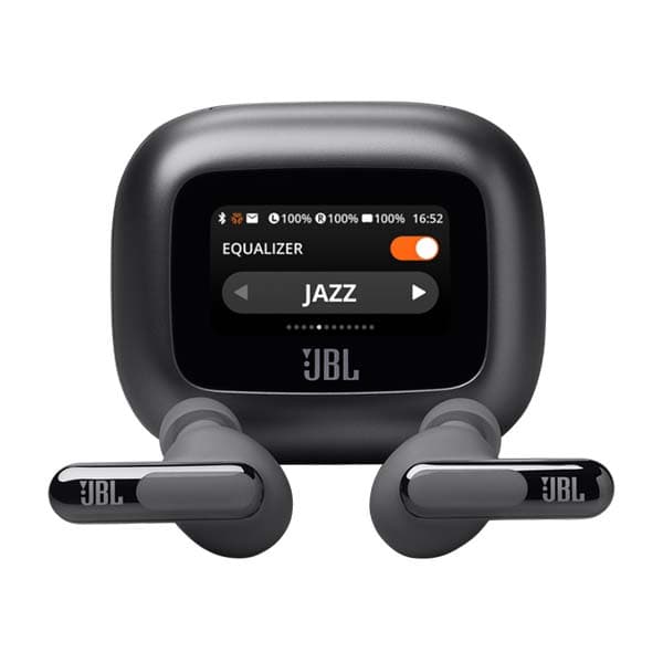 JBL Live Beam 3 True Wireless Noise Cancelling Closed-Stick Earbuds (Black) - 1