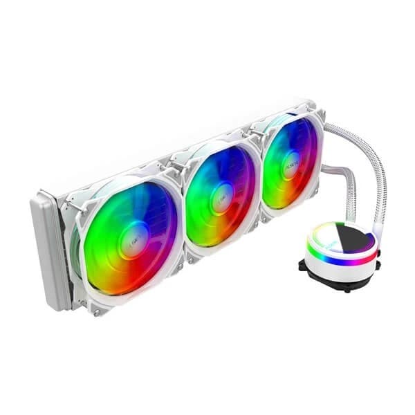 Alseye M360W ARGB 360mm CPU Liquid Cooler (White) - 1