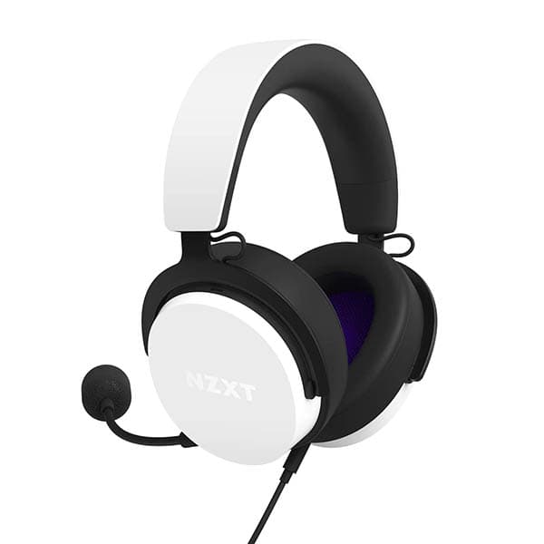 NZXT Relay Wired PC Gaming Headset (White) - 1