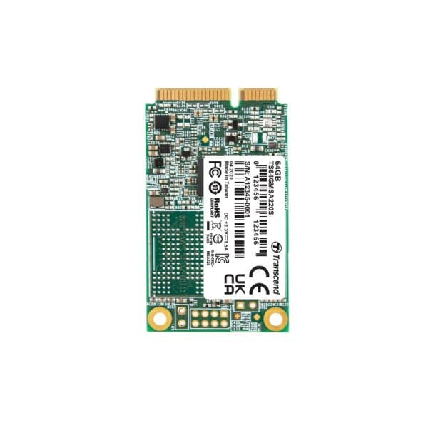 Transcend 220S 64GB SATA III 6Gb/s mSATA Internal SSD - 1