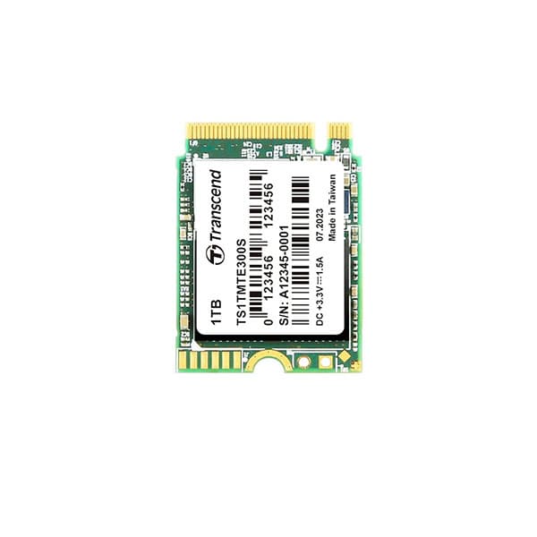 Transcend 1TB M.2 2230 NVMe PCIe Gen3 x4 Internal SSD, Solid State Drive, 3D NAND Flash TLC, (Read/Write - up to 2,900/2,650 MB/s) 5 Yrs. Warranty - 1