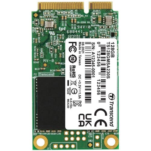 Transcend 230S 128GB mSATA Internal SSD - 1