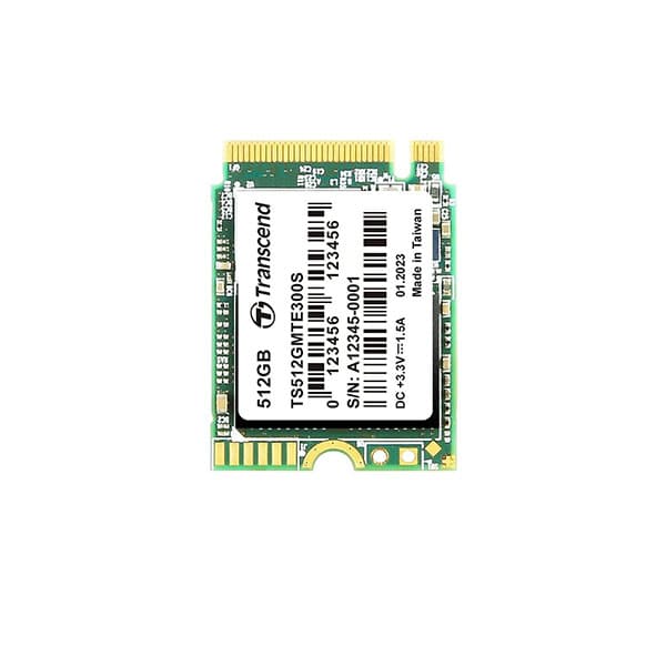 Transcend 512GB | PCIe M.2 SSD 300S | M.2 2230 | NVMe PCIe Gen3 x4 | 3D NAND Flash | up to 2,000/1,100 MB/s | 5 Yrs. Warranty - 1