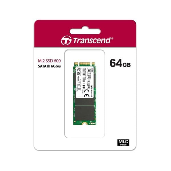 Transcend 600s 64GB M.2 2260 SATA Ill 6gb/s Mlc Nand Flash SSD - 2
