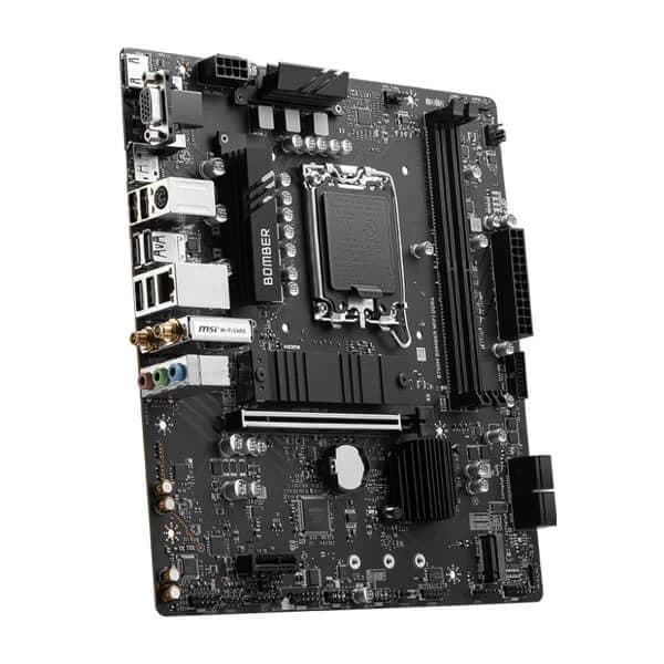MSI B760M Bomber WIFI DDR4 Motherboard Supports Intel 12th , 13th & 14th Gen Processors - 4