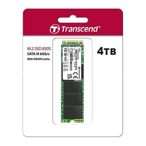 Transcend MTS830S 4TB M.2 2280 SATA III 6 Gb/s Internal SSD - 2