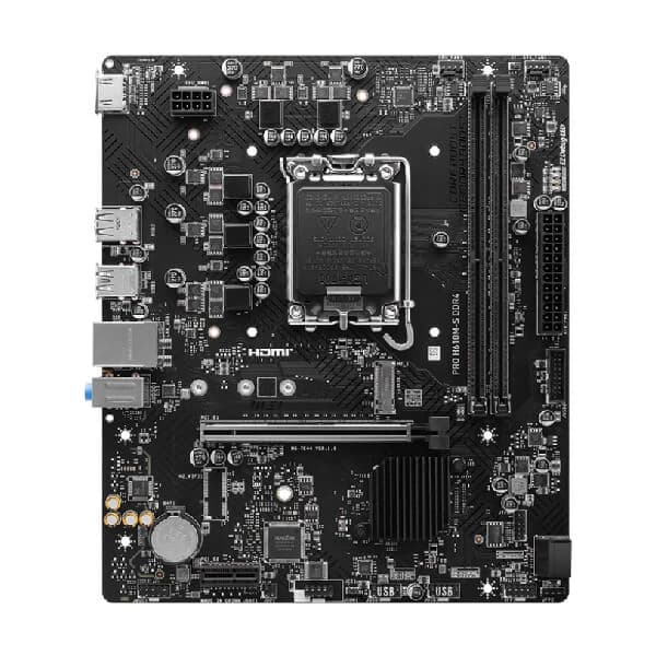MSI Pro H610M-S DDR4 Motherboard Supports Intel 12th , 13th & 14th Gen Processors - 5