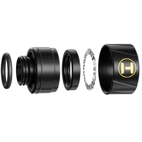 HYTE Push Connects Fittings Black 6 Pack - 3