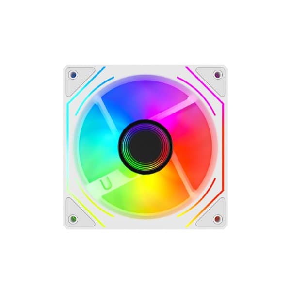 Metta Monk 120mm ARGB Case Fan White - 3