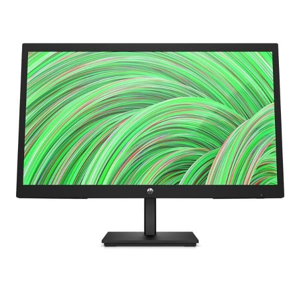 HP V22v G5 FHD Monitor, 21.45" (54.5cm) LCD 1920 x 1080 Pixels FHD Monitor Anti-Glare, Low Blue Light, Flicker Free, TUV Certified Monitor, 75Hz, AMD Free Sync with 1xVGA, 1xHDMI 1.4 Ports (Black) - 1