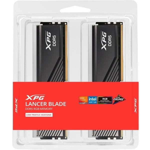 Adata XPG LANCER BLADE RGB 32GB (16GB x2) DDR5 6000MHz CL30 Desktop RAM (Black) - 4