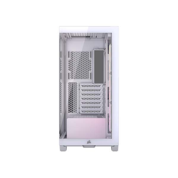 CORSAIR 3500X ARGB Tempered Glass Mid-Tower PC Case (White) - 7