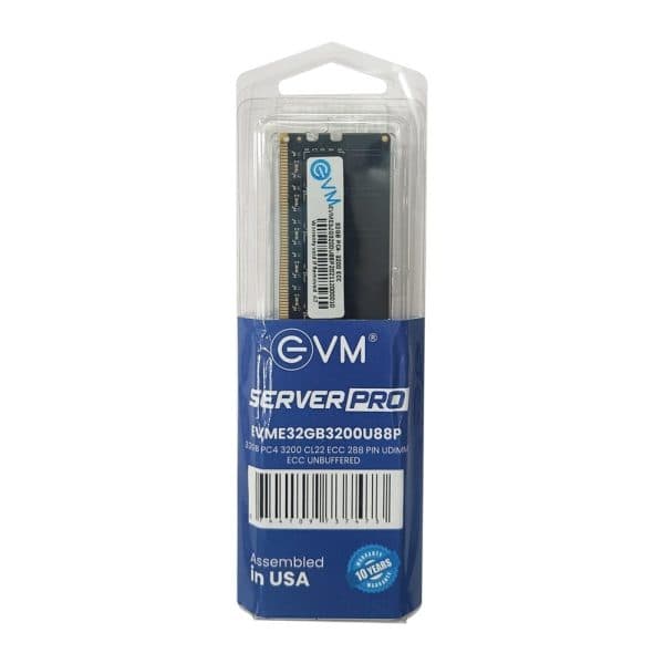 EVM 32GB (1 X 32GB) DDR4 PC4-3200 CL22 SERVER RAM - 2