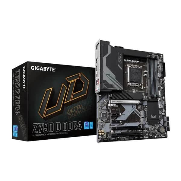 GIGABYTE Z790 D DDR4 (rev. 1.0) Intel Motherboard Supports Intel 12th, 13th & 14th Gen ProcessorsTHE P - 1