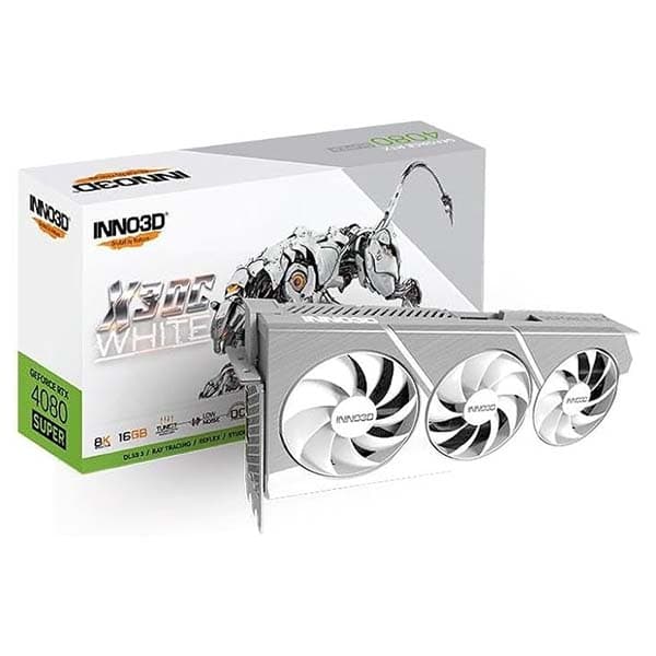 Inno3d RTX 4080 Super X3 16GB White Graphics Card - 2