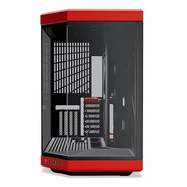 HYTE Y70 Dual Chamber Mid-Tower ATX Cabinet Black-Red - 2