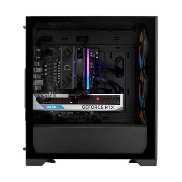 Cooler Master Elite 301 ARGB (M-ATX) Mini Tower Cabinet (Black) - 2