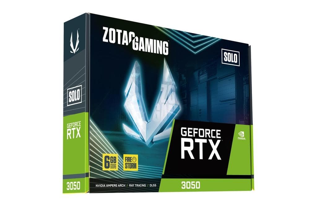 Zotac Gaming RTX 3050 Solo 6GB Graphics Card - 5