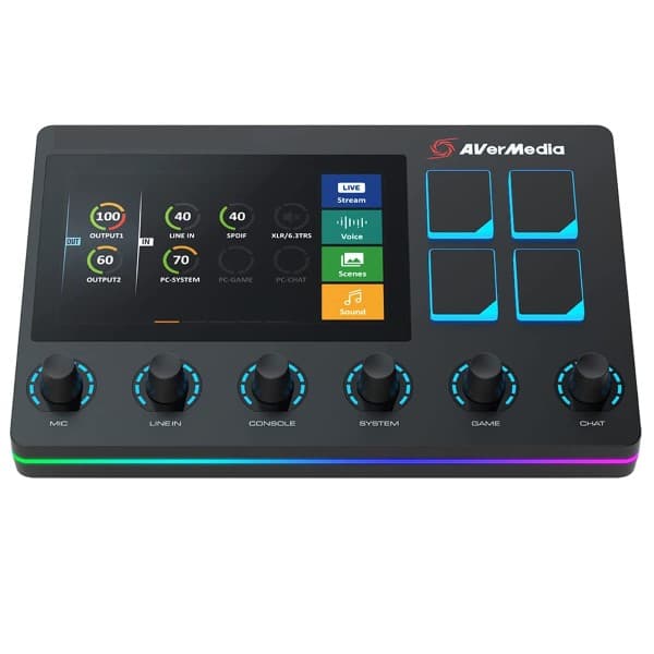 Avermedia AX310 Live Streamer Audio Mixer - 1