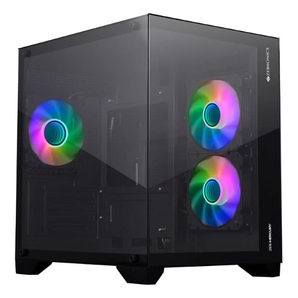 ZEBRONICS MERCURY Premium Gaming Cabinet - Black - 1